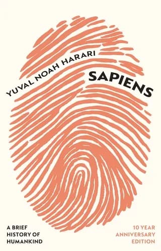 Book cover: Sapiens