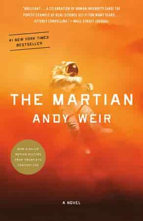 Book cover: The Martian