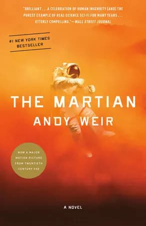 Book cover: The Martian