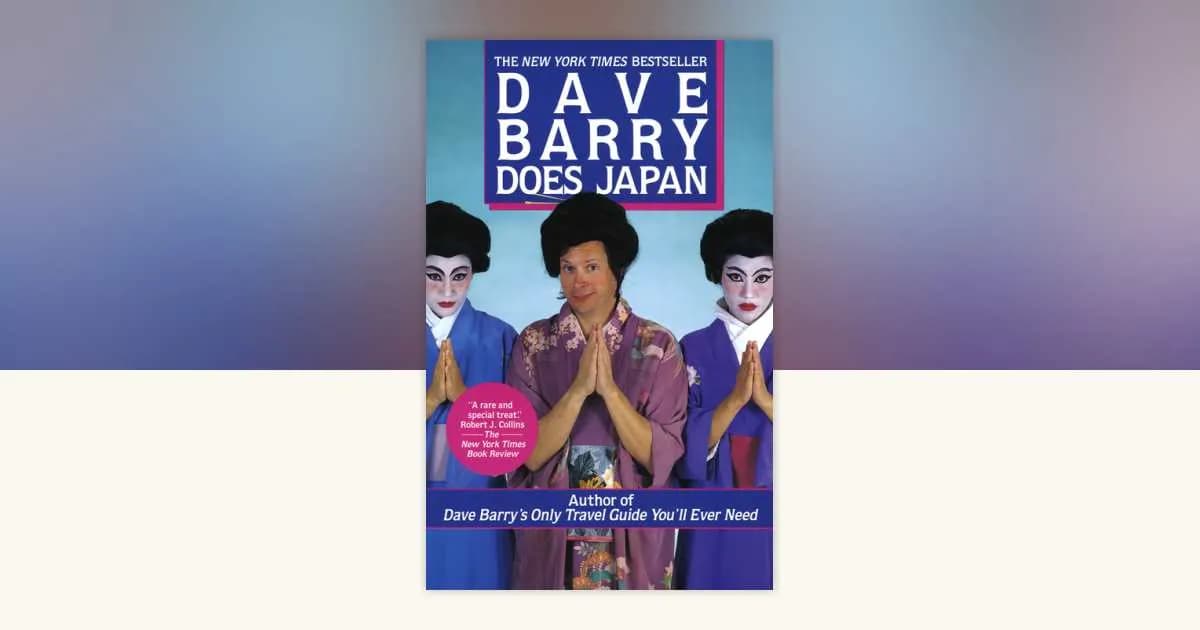 Book cover: Dave Barry Does Japan