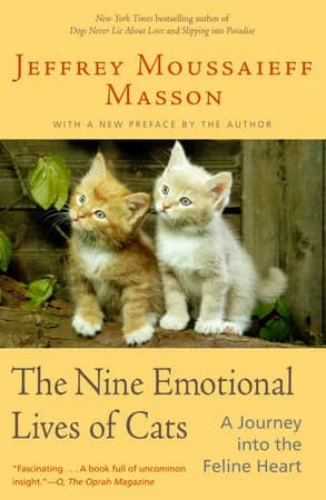 Book cover: The Nine Emotional Lives of Cats