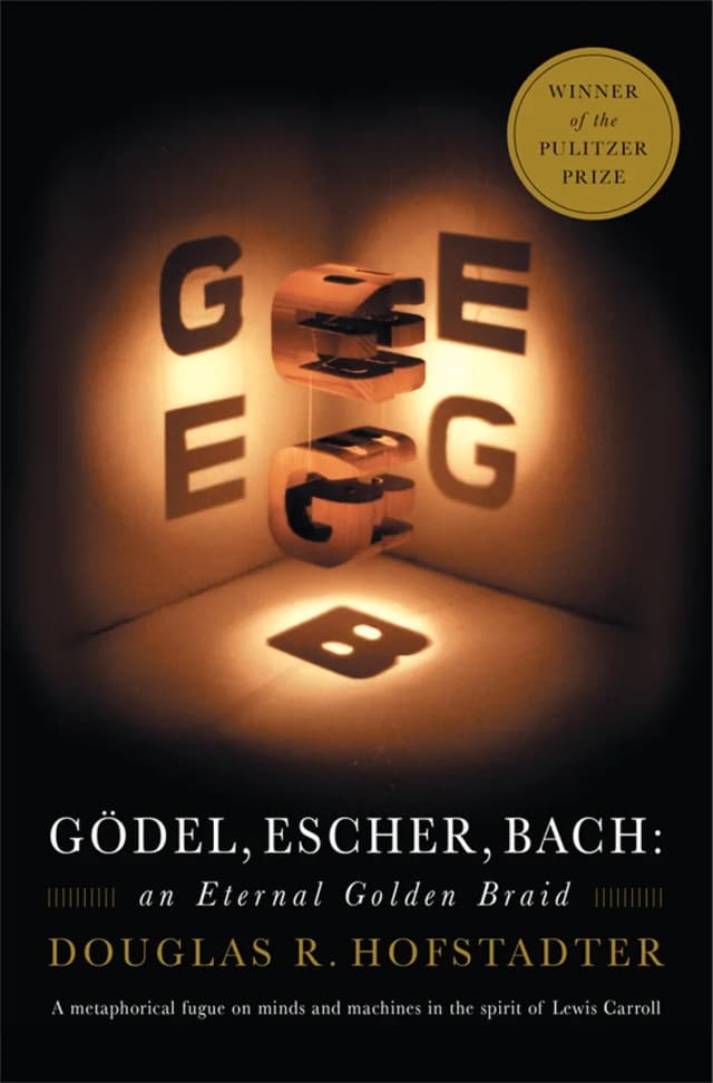 Book cover: Godel, Escher, Bach
