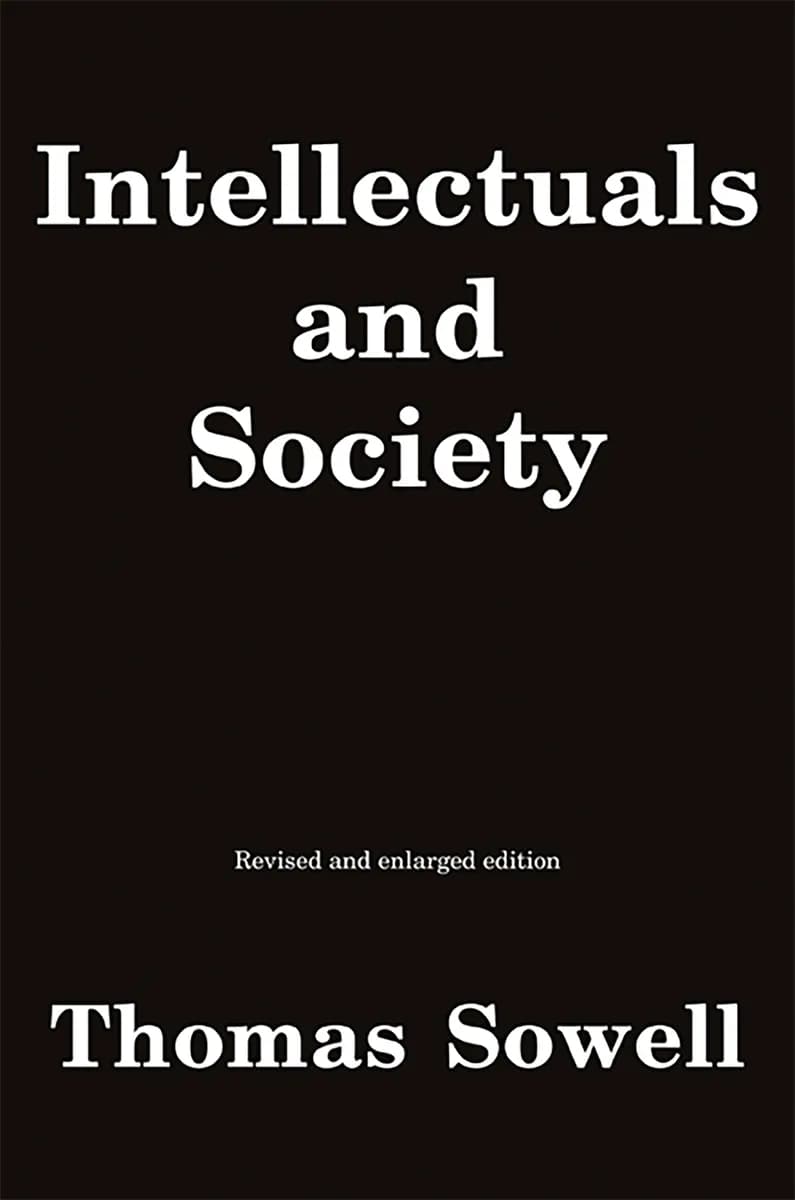 Book cover: Intellectuals and Society