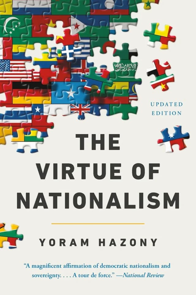 Book cover: The Virtue of Nationalism
