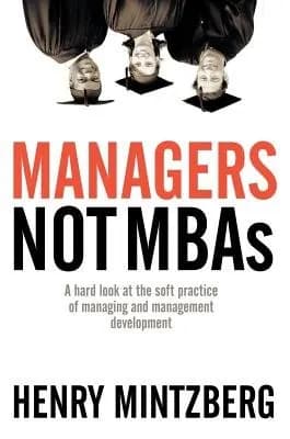 Book cover: Managers Not MBAs