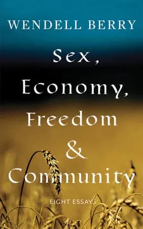 Book cover: Sex, Economy, Freedom, & Community