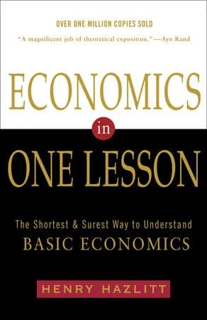 Book cover: Economics in One Lesson