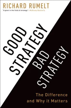 Book cover: Good Strategy Bad Strategy
