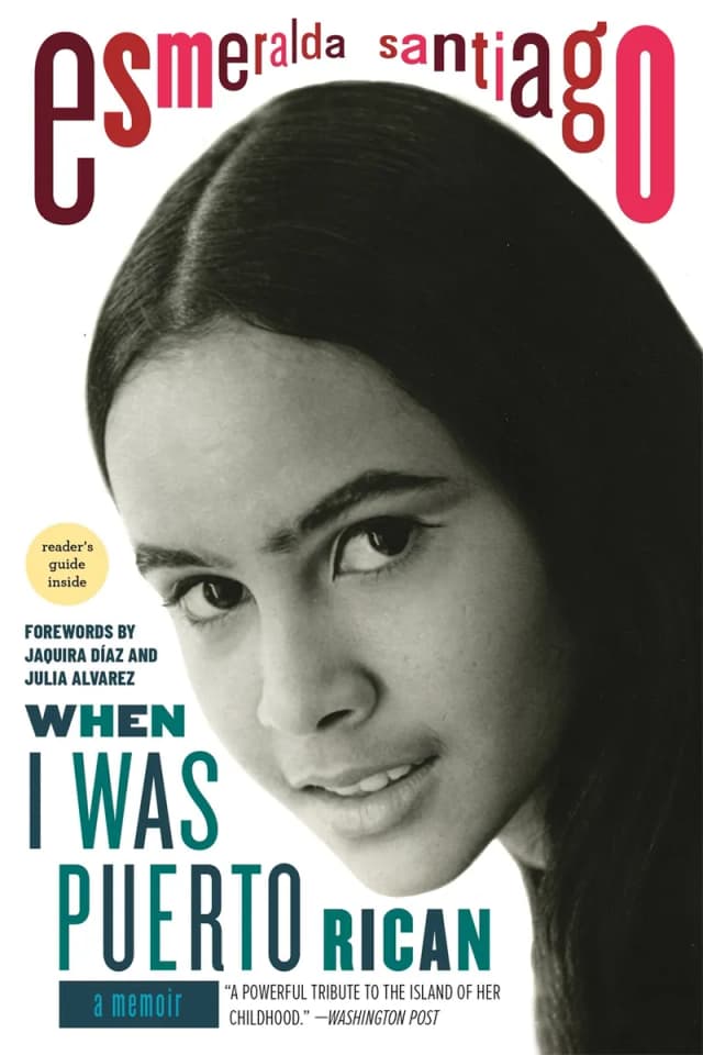 Book cover: When I Was Puerto Rican