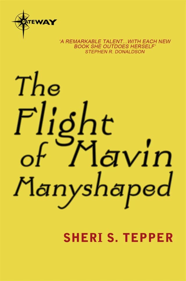 Book cover: The Flight of Mavin Manyshaped