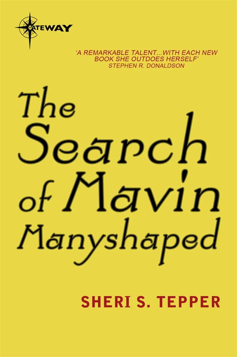 Book cover: The Search of Mavin Manyshaped