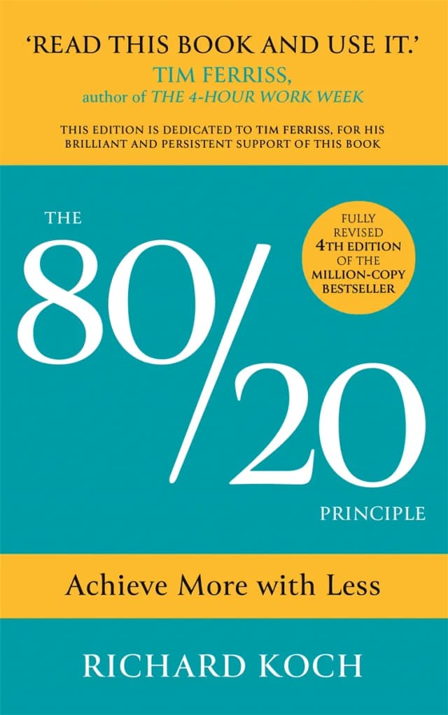 Book cover: The 80/20 Principle