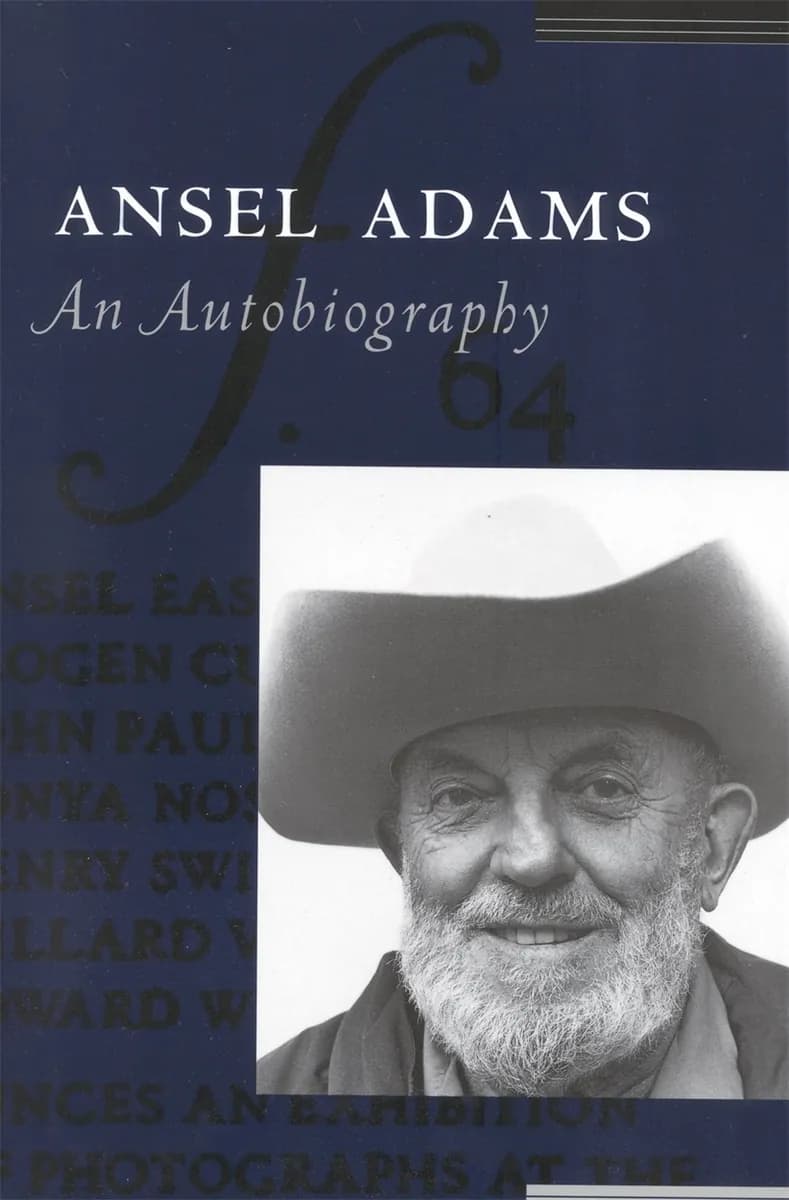 Book cover: Ansel Adams: An Autobiography