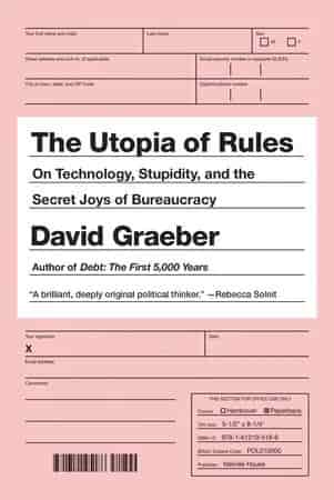 Book cover: The Utopia of Rules