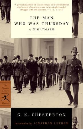 Book cover: The Man Who Was Thursday