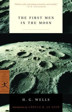 Book cover: The First Men in the Moon