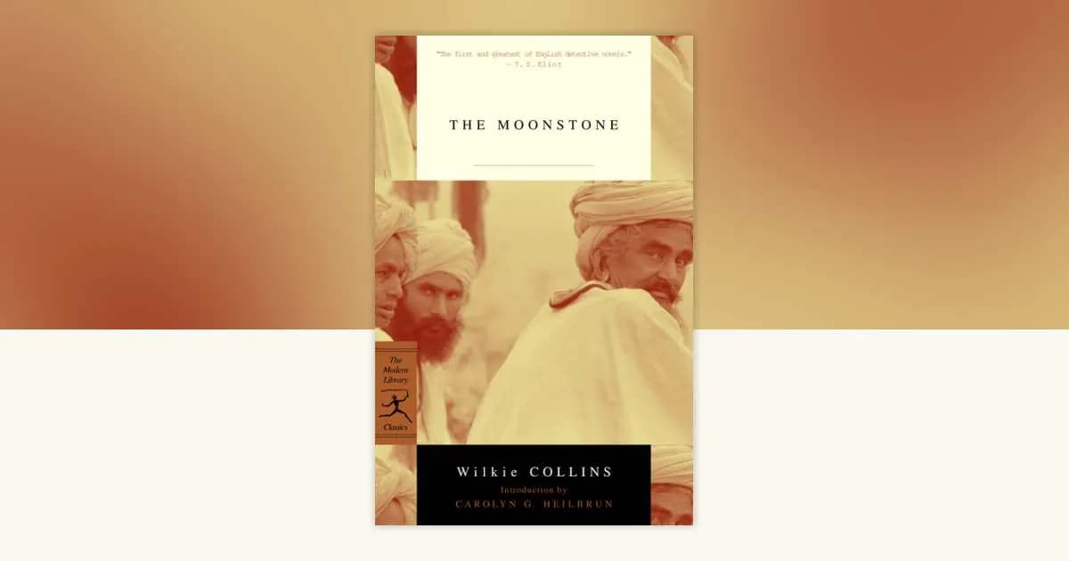 Book cover: The Moonstone