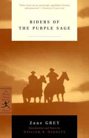 Book cover: Riders of the Purple Sage