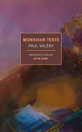 Book cover: Monsieur Teste