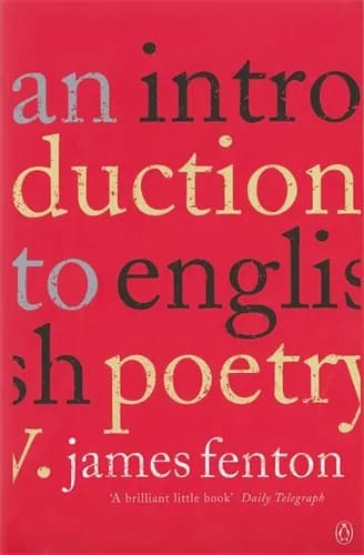 Book cover: An Introduction to English Poetry