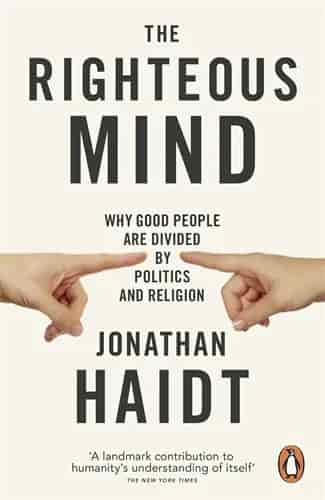 Book cover: The Righteous Mind