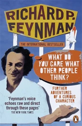 Book cover: 'What Do You Care What Other People Think?'