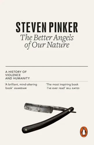 Book cover: The Better Angels of Our Nature