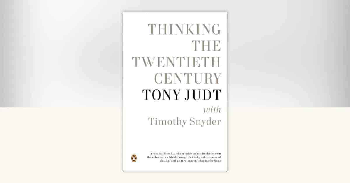 Book cover: Thinking the Twentieth Century