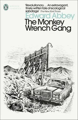 Book cover: The Monkey Wrench Gang