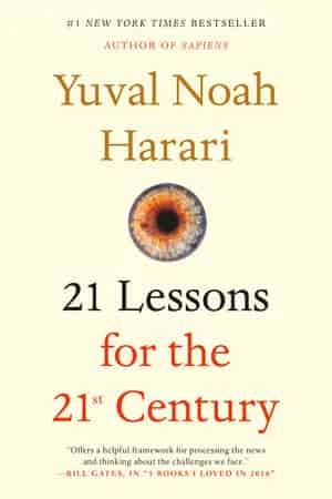Book cover: 21 Lessons for the 21st Century