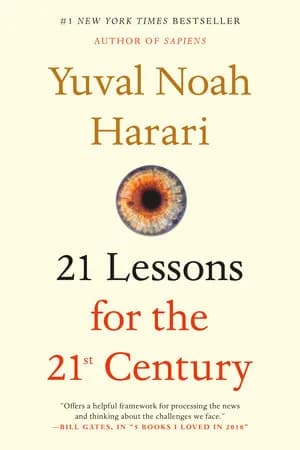 Book cover: 21 Lessons for the 21st Century