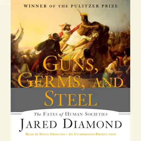 Book cover: Guns, Germs, and Steel