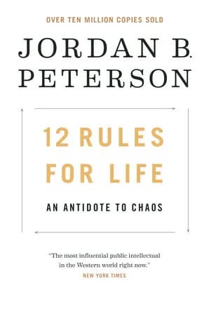 Book cover: 12 Rules for Life