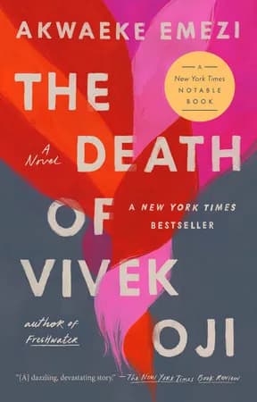 Book cover: The Death of Vivek Oji