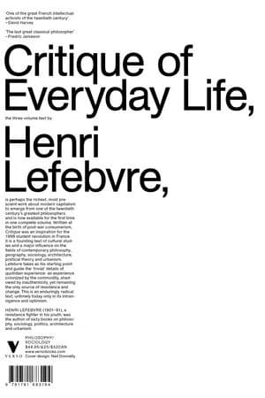 Book cover: Critique of Everyday Life