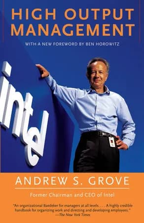 Book cover: High Output Management