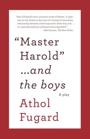 Book cover: MASTER HAROLD AND THE BOYS