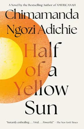 Book cover: Half of a Yellow Sun