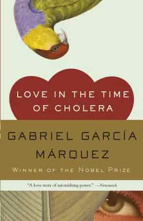 Book cover: Love in the Time of Cholera