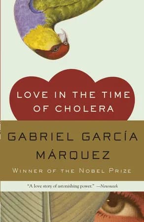 Book cover: Love in the Time of Cholera