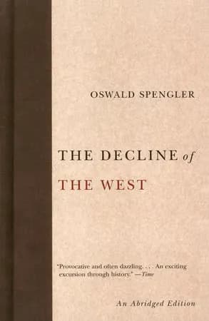 Book cover: The Decline of the West