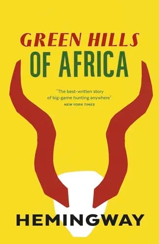 Book cover: Green Hills of Africa