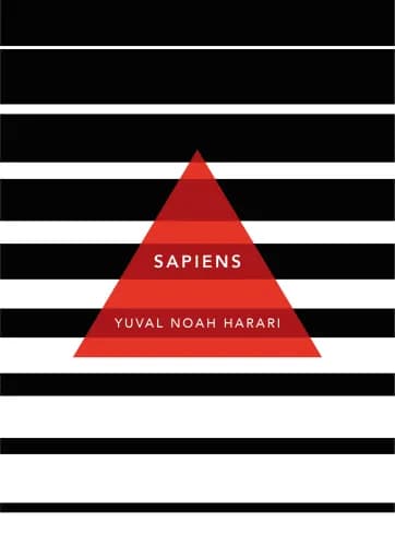 Book cover: Sapiens