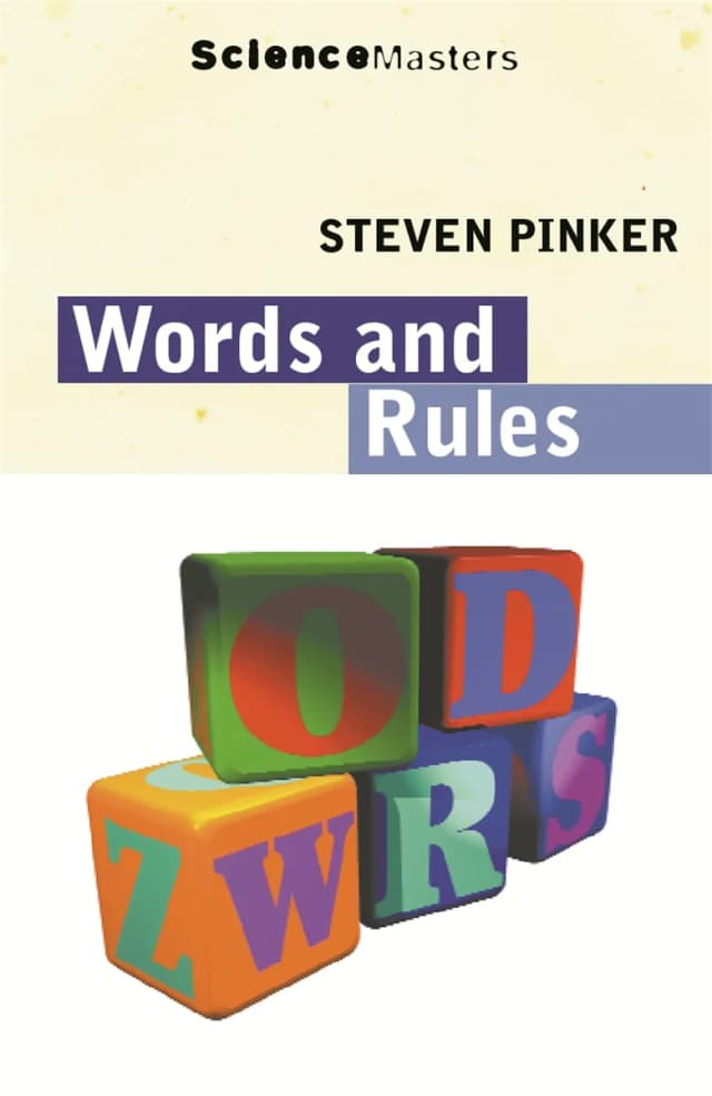 Book cover: Words And Rules