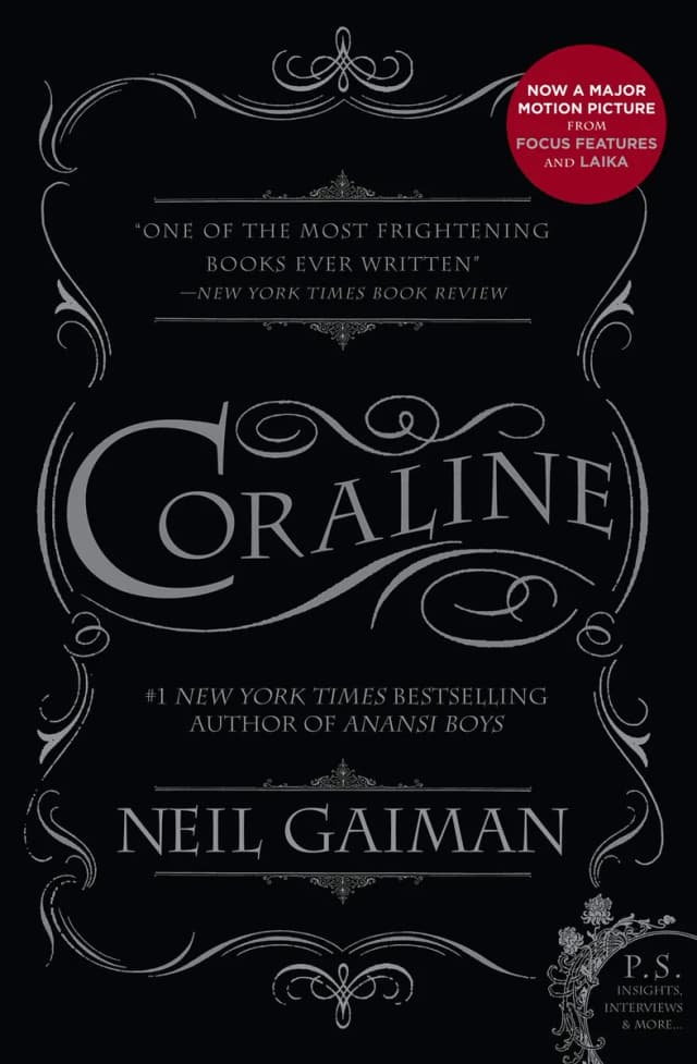 Book cover: Coraline